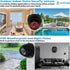USB Security Camera Outdoor Dome Webcam, 720P Day & Night Vision, Waterproof Camera for Car Park Baby Monitor Home