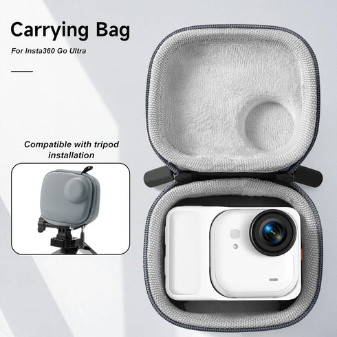Insta360 STARTRC VCR Carrying Case for GO Ultra Hard Shell Lens PU Cover Protection Storage Bag Travel Portable Cases