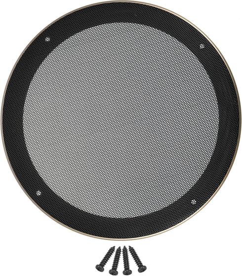 X AUTOHAUX 8 Inch Car Metal Audio Speaker Grill Cover Mesh Woofer Horn Guard Decorative Circle Grille Protector with