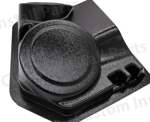 Speaker and Stereo Overhead Console Housing, Compatible with Golf Cart, UTV, Polaris RZR, Marine (Empty Console)