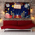 Movie Theme Party Decorations - Large Fabric Backdrop for Movie Night Birthday Party Event, 72.8 x 43.3 Inch