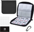 Memory Card Case, Fits up to 88x SD, Micro SD, CF, Holder with 88 Slots, Travel and Storage, Black