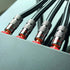 Speaker Connector Banana Plugs - 24K Gold Plated Brass 4mm Plug (12 Pairs / 24 pcs)
