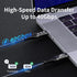 USB 4 Cable 3.3 ft, Supports 8K HD Display, 40 Gbps Data Transfer, 240W Charging USB C to USB C Cable for Thunderbolt