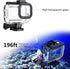 Waterproof Dive Case with Filters for GoPro Hero 9 10 11 12 Black, 60m Underwater Housing with Red, Snorkel, Magenta