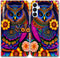 Bcov Galaxy A35 5G Case, Colorful Owl Mandala Flower Leather Flip Wallet Cover with Card Slot & Kickstand
