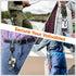 DINALLE Cell Phone Lanyard Anti-Theft Phone Tether - Retractable Steel Line, Locking Magnetic Closure, Universal Anchor