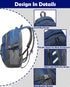 ProEtrade Extra Large Backpack for College, Fits Laptop Up to 17 inch, USB Charging Port, Anti-theft, Blue