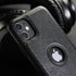 Retro Leather Case for iPhone 11 - Anti-Knock Back Cover, Soft TPU Business Shell (Black)