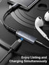 JSAUX USB C to 3.5mm Headphone and Charger Adapter, 2-in-1 AUX Mic Jack with PD 60W Fast Charging,Compatible for Earphones iPhone 15 Pro Max/15 Pro/15 Plus/15, Samsung S24/S24+/S23/S22/S21, iPad Pro
