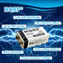 HQRP USB 9V Lithium-Ion Rechargeable Battery, 500mAh High Capacity, 800 Cycle with Micro USB Cable