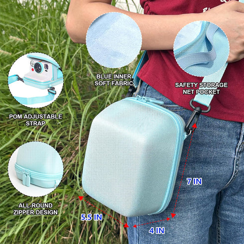WOGOZAN 2nd/3rd, 2/3rd, 28 Album Camera Case Kit for Polaroid Now Now+ Gen I-Type, OneStep, Filp, Instant Camera