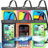 6 Pack Multicolor Universal Waterproof Phone Pouch, Large Dry Bag for Apple iPhone, Samsung, up to 7.5" (Black, Blue,