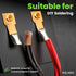 GearIT Pro Series 12 Gauge Speaker Wire Cable - 30.4 Meters / 100 Feet, Black Red, CCA HiFi Audio for Car Audio and