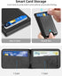 for Magsafe Wallet, Magnetic Wallet for iPhone 16/15/14/13/12, Adjustable Stand, Wallet Tracker, 6 Cards Holder, Vegan