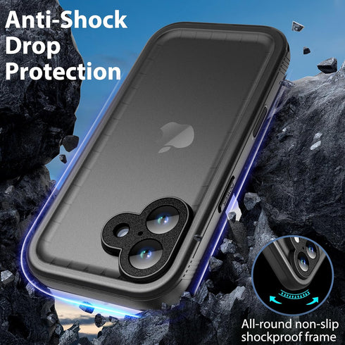 SPORTLINK 17 360 17 6.3 inch for iPhone Waterproof Phone Case - Built in Screen Protector/Shockproof/Military Rugged