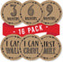 Hadley Designs Rustic Baby Monthly Milestone Stickers, 16 Stickers for Newborn Photo Props