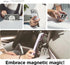 elago Magnetic Silicone Case for iPhone 15 Pro (6.1") - Shockproof, Soft Grip, Built-in Magnets, Compatible with