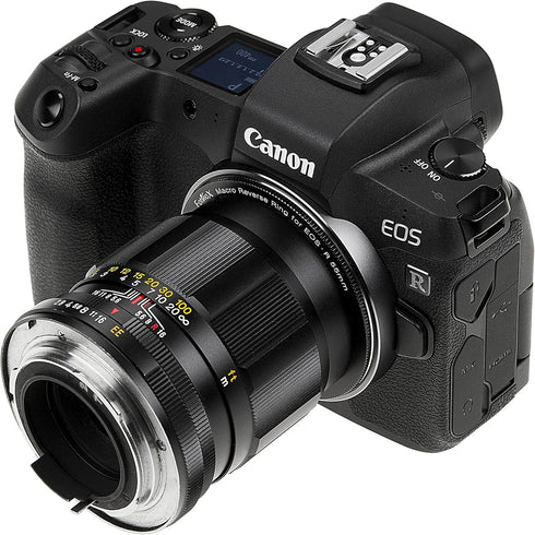 Macro Reverse Ring 72mm Compatible with Canon RF - Camera Mount to 72mm Filter Thread Adapter for Canon RF Mount