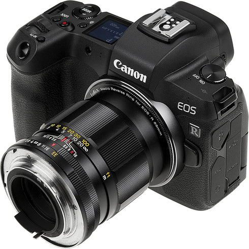 Fotodiox 52mm 52mm Cameras,Black,52-CRF Macro Reverse Ring Compatible with Canon RF - Camera Mount to Filter Thread