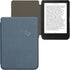 kwmobile Case Compatible with Kobo Clara BW/Colour Case - eReader Cover - Butterfly Tendril Dark Blue
