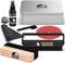Vinyl Record Cleaning Kit, Includes Soft Velvet & Carbon Fiber Brush, Cleaning Solution, and Microfiber Cloth