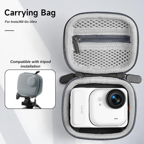 Insta360 Mini Carrying Case for GO Ultra Hard Shell Lens PU Cover Protection Storage Bag Travel Portable Cases