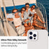 IceSword iPhone 12 Pro Max Case - Thin Liquid Silicone Shockproof Cover, Pure White Cute Cool Fun, Drop Protective 6.7"