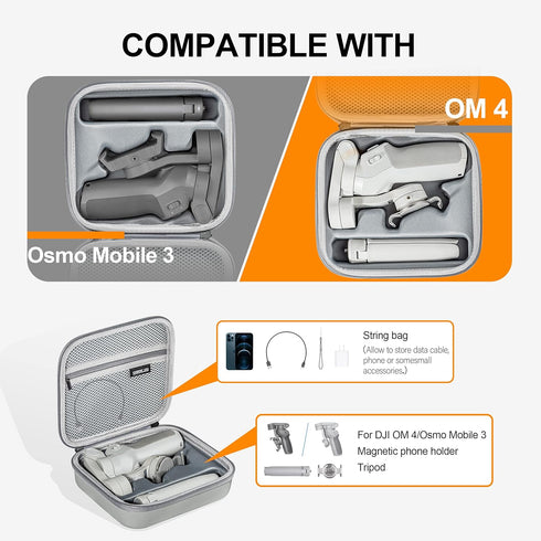 STARTRC Case Waterproof Portable Storge Shoulder Bag Travel Case for DJI OM Gimbal Stabilizer