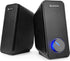 GOgroove Computer Speakers for Desktop and Laptop - USB Speakers with Loud 2-Way Drivers, Built-in Headphone & AUX