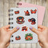 BIGZORO Pack 50 PCS Crab Stickers Print Sea Ocean Animal Waterproof Vinyl Decals Cute Items for Men Women Kids Boys