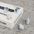 54PCS 3D ZhouWang Blue Switch,Dustproof Click Switch,Crisp clicking Sound with Strong Tactile Feedback, Suitable