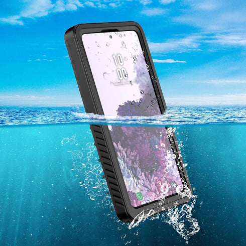 Waterproof Case for Galaxy S20 FE 5G Waterproof Shockproof Dirtproof Snowproof Case Rugged Cover for Samsung Galaxy S20 FE 5G for Snorkeling (Galaxy S20 FE Black)