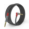 3.5mm Audio Cable 3ft, Headphone Jack to Headphone Jack Aux Cord, 90 Degree Male to Male Braided Auxiliary Cord