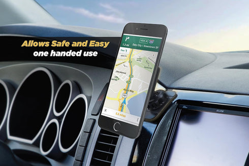 Scosche MAGKIT MagicMount Magnetic Car Phone Mount for Dashboard, 360° Adjustable Magnet Head, Universal Holder for