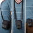 USA Gear Small Camera Bag for Ricoh GR III, Sony Cybershot, Nikon Coolpix, Kodak Pixpro FZ55 - Weather Resistant