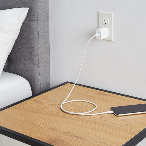 Amazon Basics 30W One-Port GaN USB-C Wall Charger - Power Delivery PD for Tablets & Phones (iPhone 15/14/13/12/11/X,