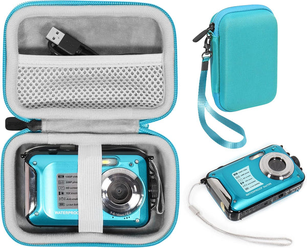 CaseSack Case for Waterproof Camera YISENCE, Yifecial, Kaisoon Tech, Heegomn, Vmotal, S & P Safe and Perfect,