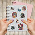 Pack of 50 PCS Waterproof Vinyl Reading Book Stickers, Aesthetic Items for Adults, Teens, Lovers, Readers, Labels Decor