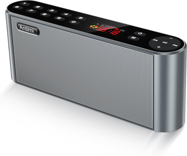Bluetooth/FM Radio/MP3 Player Portable Wireless Speaker, Black