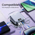 Winsway 10000mAh 22.5W 3A 4 2 Small Power Bank with Built in Cable, Fast Charging, Outputs Inputs, Mini Portable