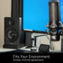 Fluance High Density Acoustic Foam Isolation Pads for Bookshelf Speakers, Improved Sound and Vibration Damping - Pair