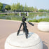 BONFOTO Universal Cell Phone Tripod Mount Adapter, Adjustable with Padded Clip, Rotates Vertical and Horizontal