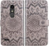 LG K30 2018 Phone Case Wallet with Tempered Glass Screen Protector, Flip Cover, Card Holder, Gray