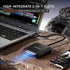 DriverGenius 3-in-1 3.2 Gen1 CFast2.0 microSD4.0 30cm (HB081, USB-C Card Reader with UHS-II SD, Slots - Nylon Braided