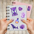 50 Pcs Kawaii Stickers for Kids Teens Girls Decoration for Water Bottles Laptop Suitcases Bag Tablets