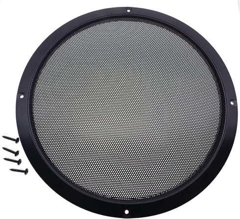 2 Pack 8 Inch Metal Mesh Speaker Grills Cover - Horn Guard Protector with Mounting Screws for Home/Car Audio [FDXGYH,