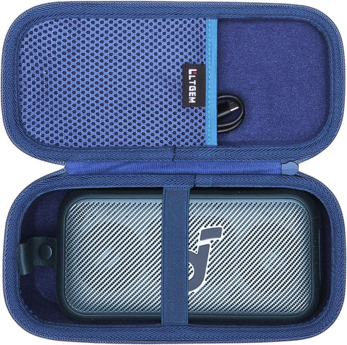LTGEM Hard Travel Case for Soundcore Motion 300 Wireless Portable Speaker - Protective Carrying Case Bag, Blue