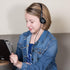 Egghead Over-Ear Kids' Stereo Headphones with 3.5mm Audio Jack and 4'3" Cord, Adjustable for Kids, Black