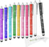 Eco-Fused 10 Pack Bling Metal Stylus Pens, Universal, Compatible with All Capacitive Touchscreen Devices, iPad, iPhone